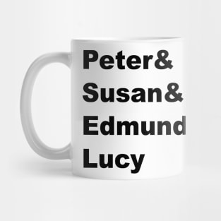 Peter&Susan&Edmund&Lucy Mug